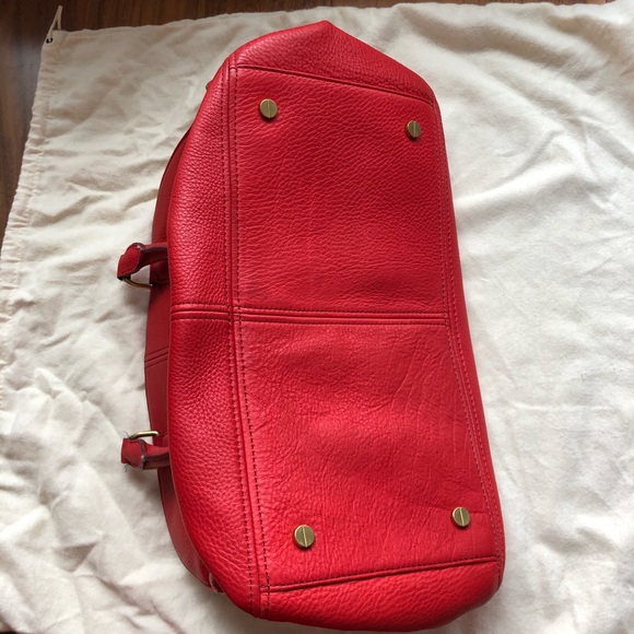 JCrew Biennial Red Leather Satchel - Picture 12 of 16